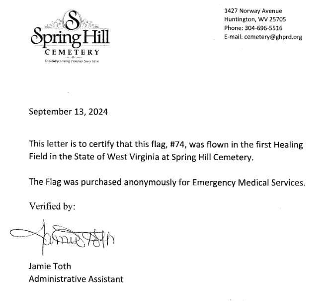 Spring Hill Notice